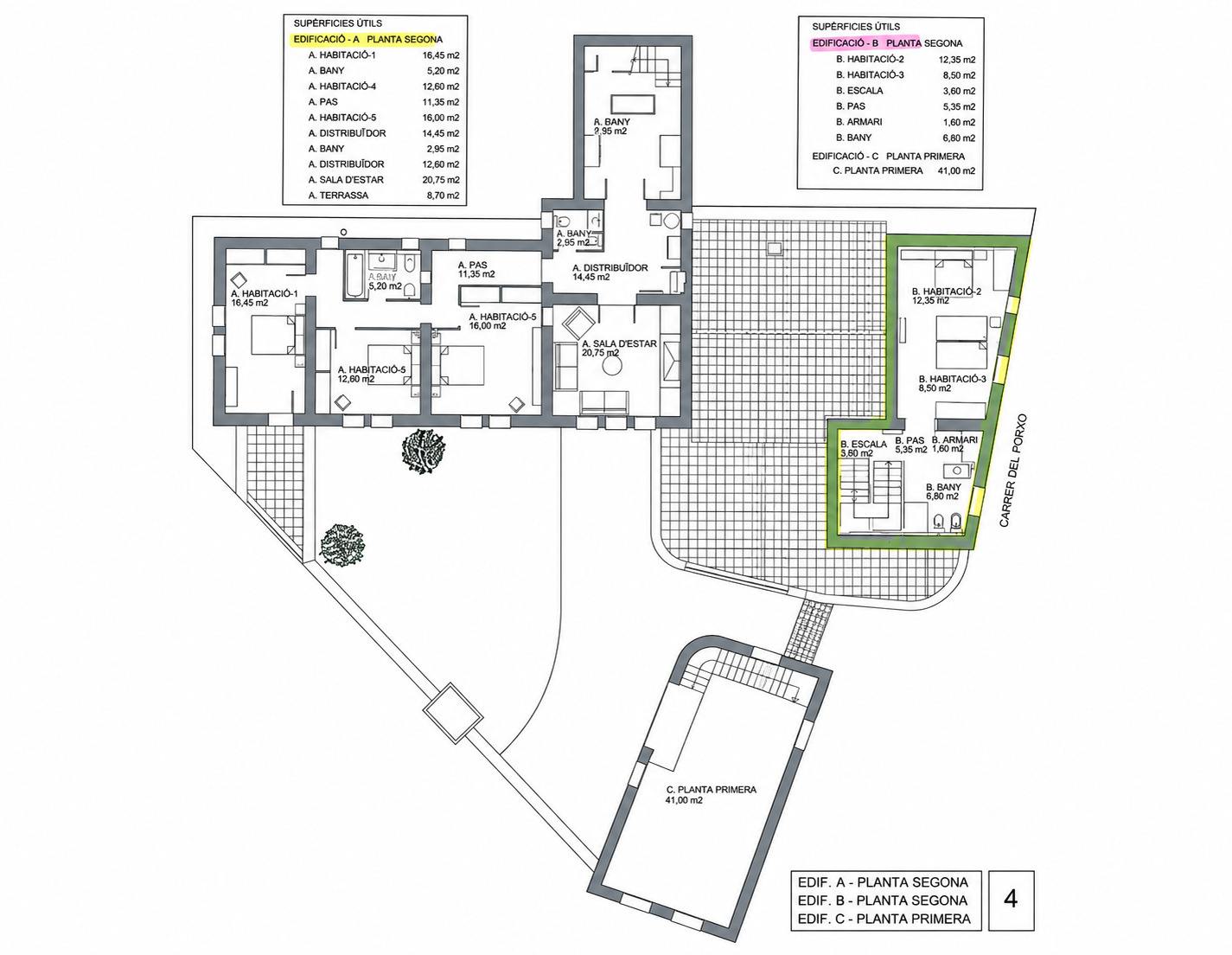 living - 904m² country house for sale in Alt Empordà, Girona - Floor Plan thumbnail - 3