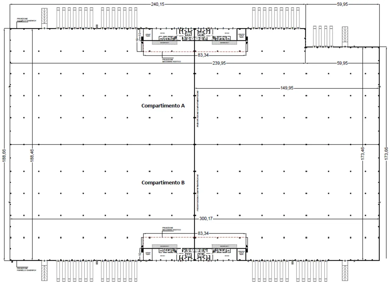 logistics - South-West Bergamo - Logistics - Dils - Floor Plan - 1