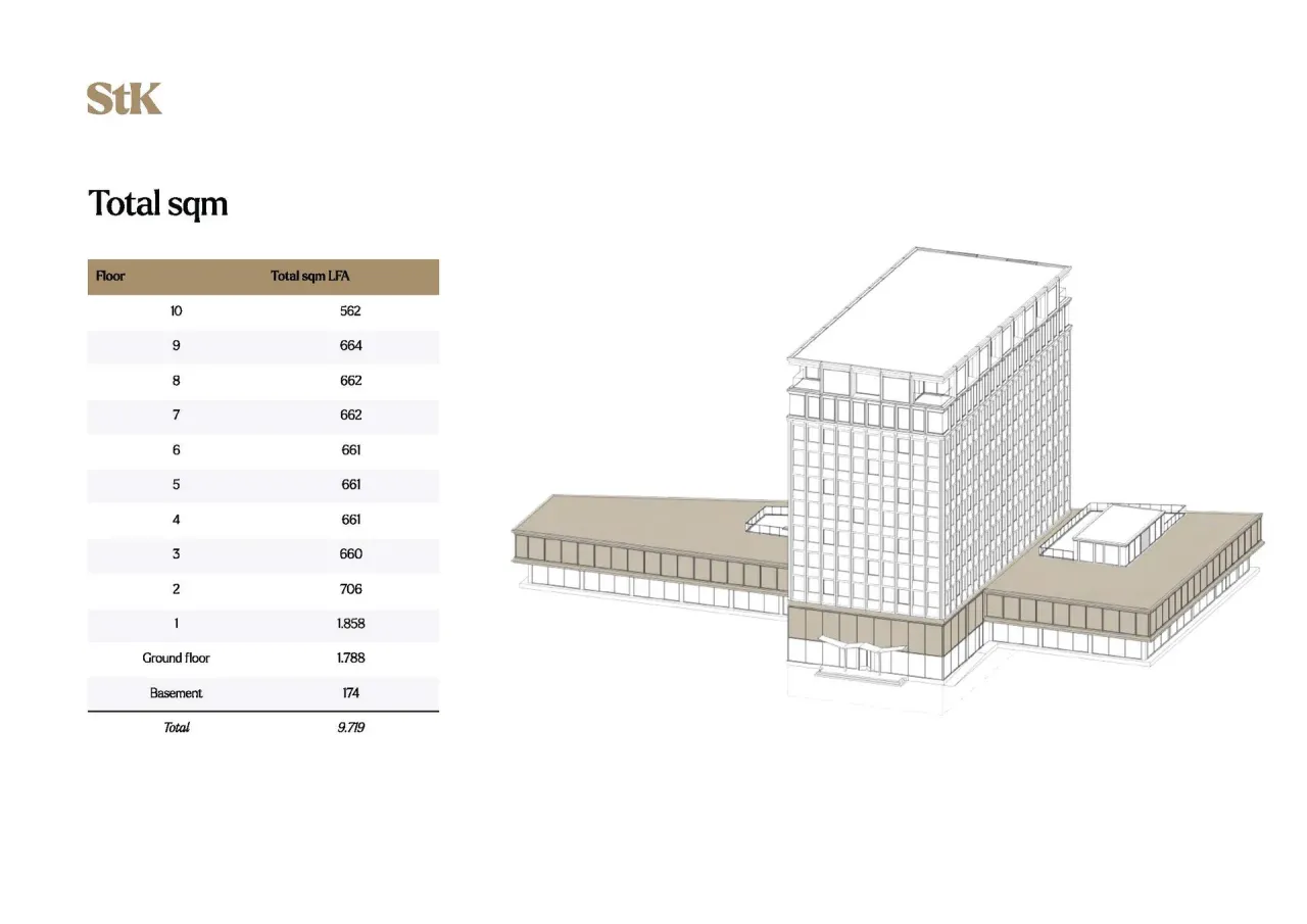 office - Staal - Kade - Kantoor - Dils - Verdiepingsplan - 10