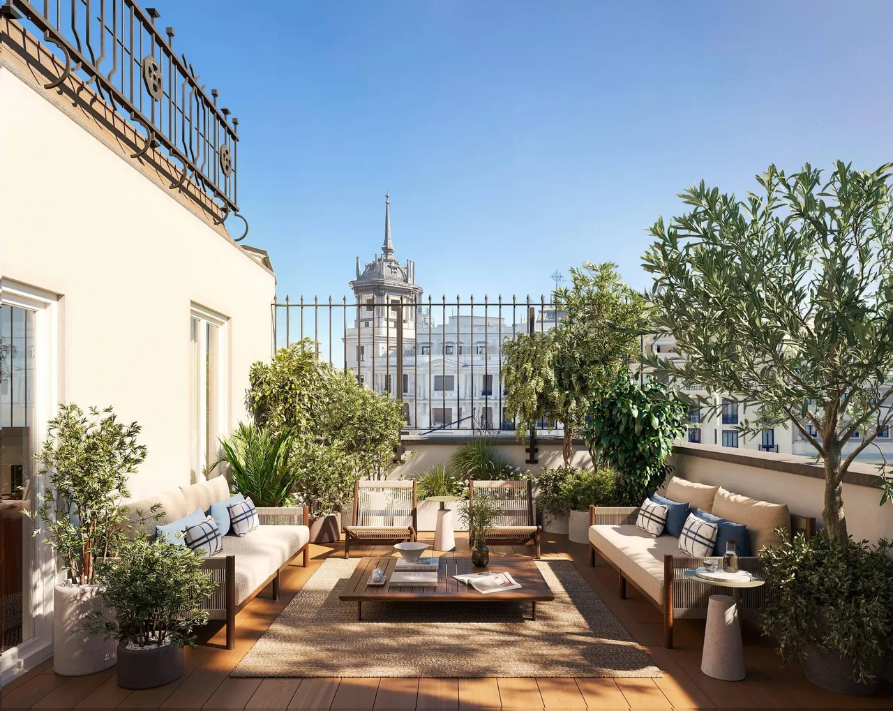 living - Piso de 353m² en venta en Almagro, Madrid - gallery - 5