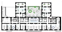 office - Palazzo Pellico - Via Silvio Pellico 10 - Office - Dils - Plan d'étage thumbnail - 1