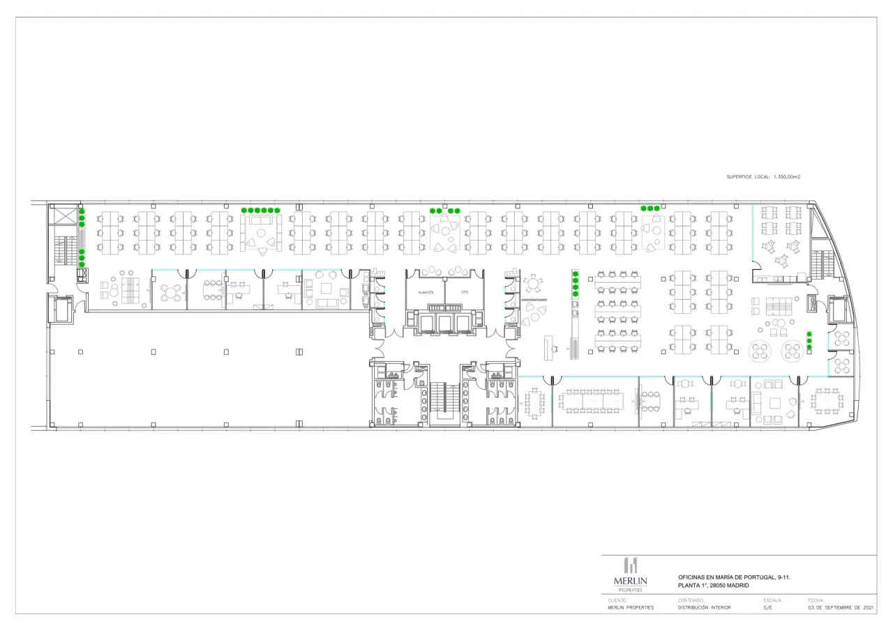 office - Campus Sanchinarro - Kantoor - Dils - Verdiepingsplan - 5