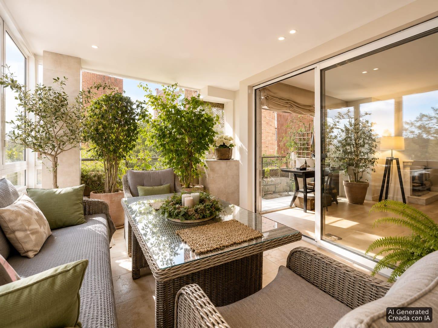 living - 320m² apartment with 25m² terrace for sale in Tres Torres - gallery thumbnail - 5