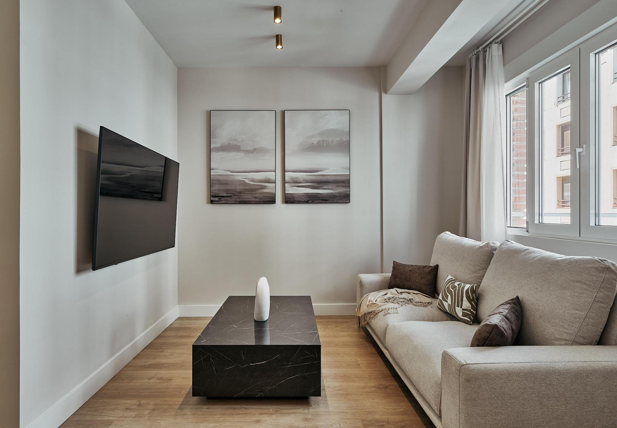 living - 118m² apartment for sale in Lista, Madrid - gallery - 2