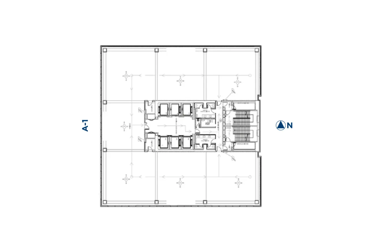 office - Torre Chamartin - Oficinas - Dils - Plano del piso - 1