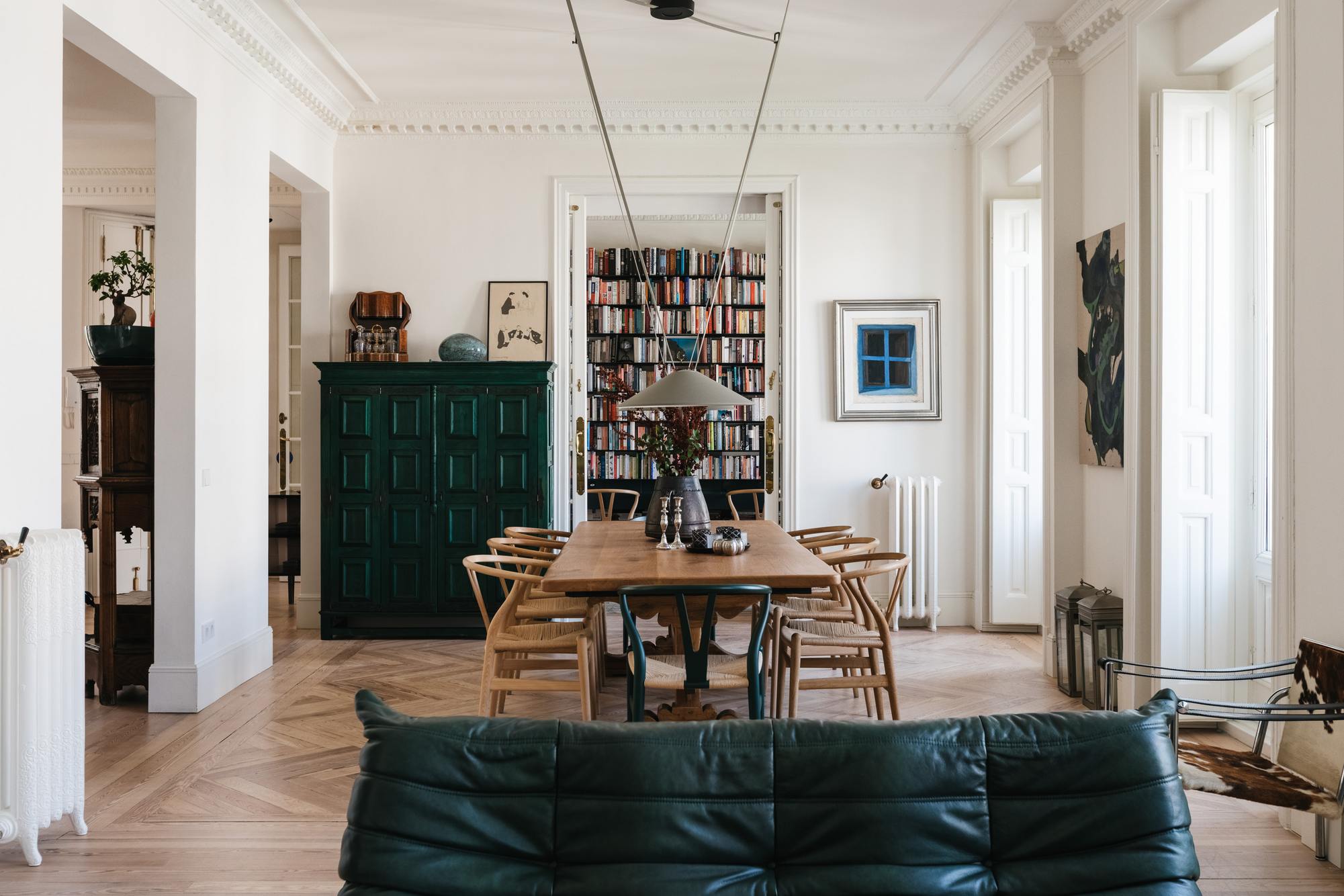 living - Piso de 238m² en alquiler en Jerónimos, Madrid - gallery - 5