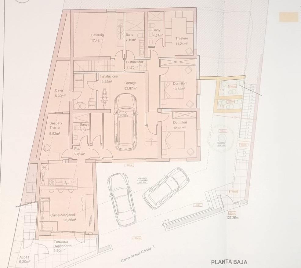 living - Casa / villa de 419m² en venta en Bahía de Rosas - Plano del piso thumbnail - 1