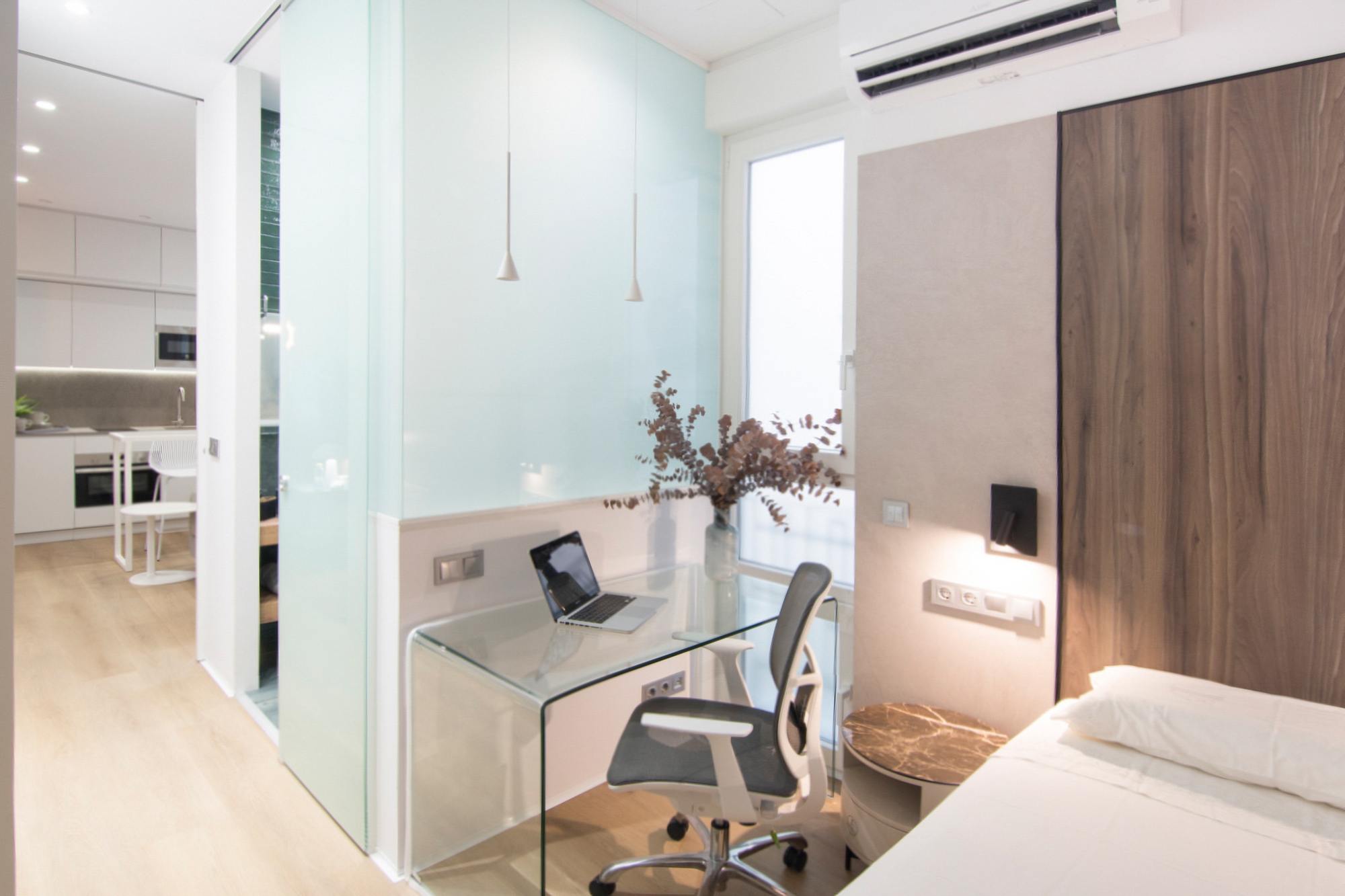 living - Piso de 45m² en alquiler en Sant Francesc, Valencia - gallery - 7