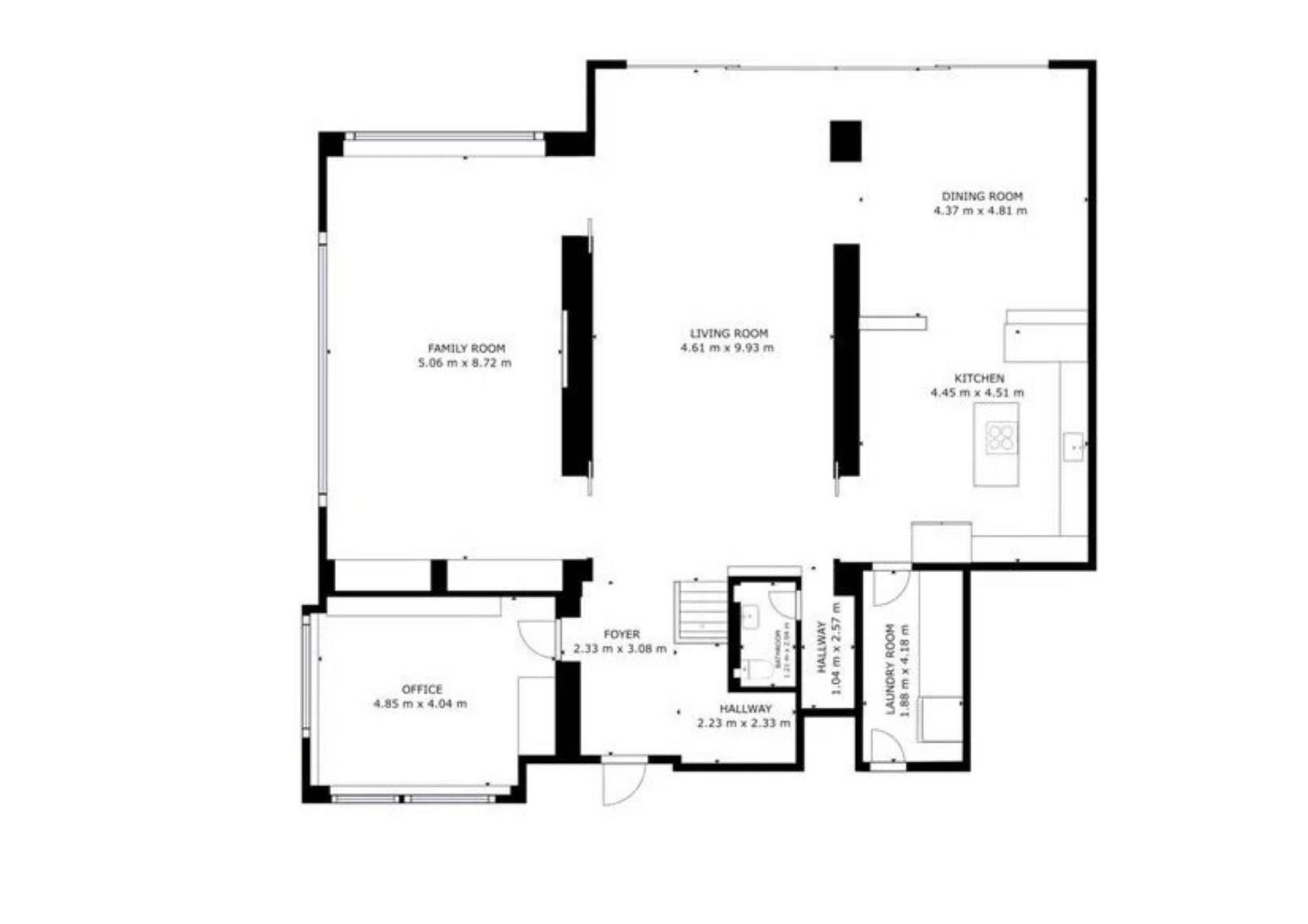 living - 480m² house / villa with 200m² garden for sale in La Moraleja Urbanización - Floor Plan thumbnail - 2
