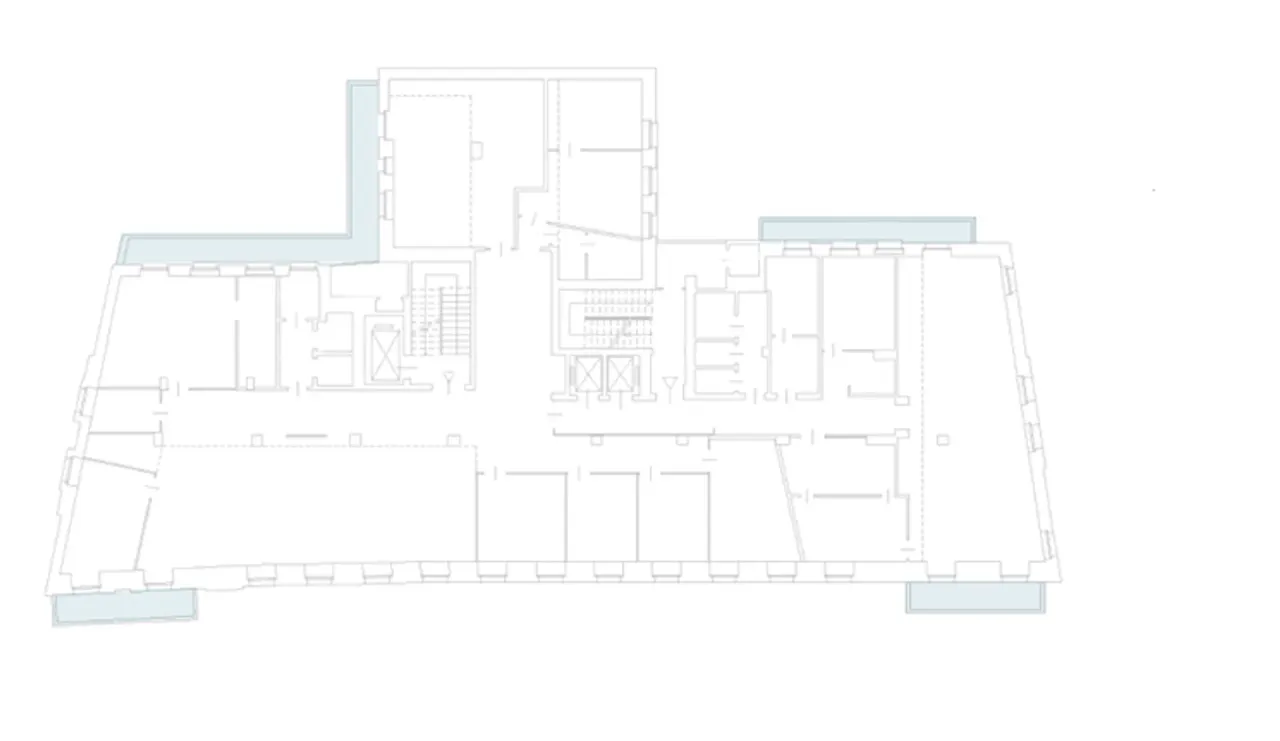 office - Borgogna 8 - Office - Dils - Verdiepingsplan - 1