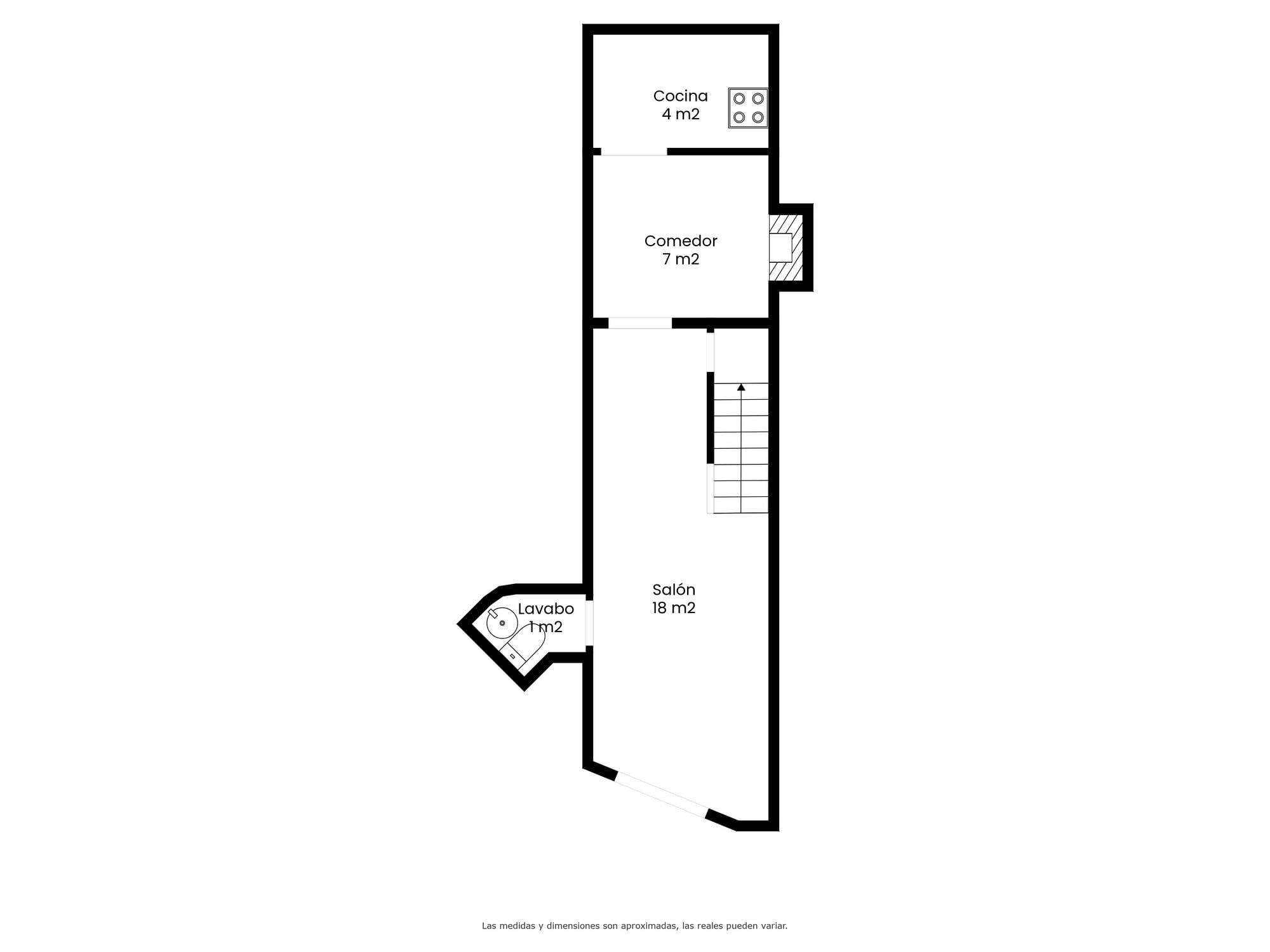 living - 129m² house / villa with 17m² terrace for sale in Sitges Town - Floor Plan - 1