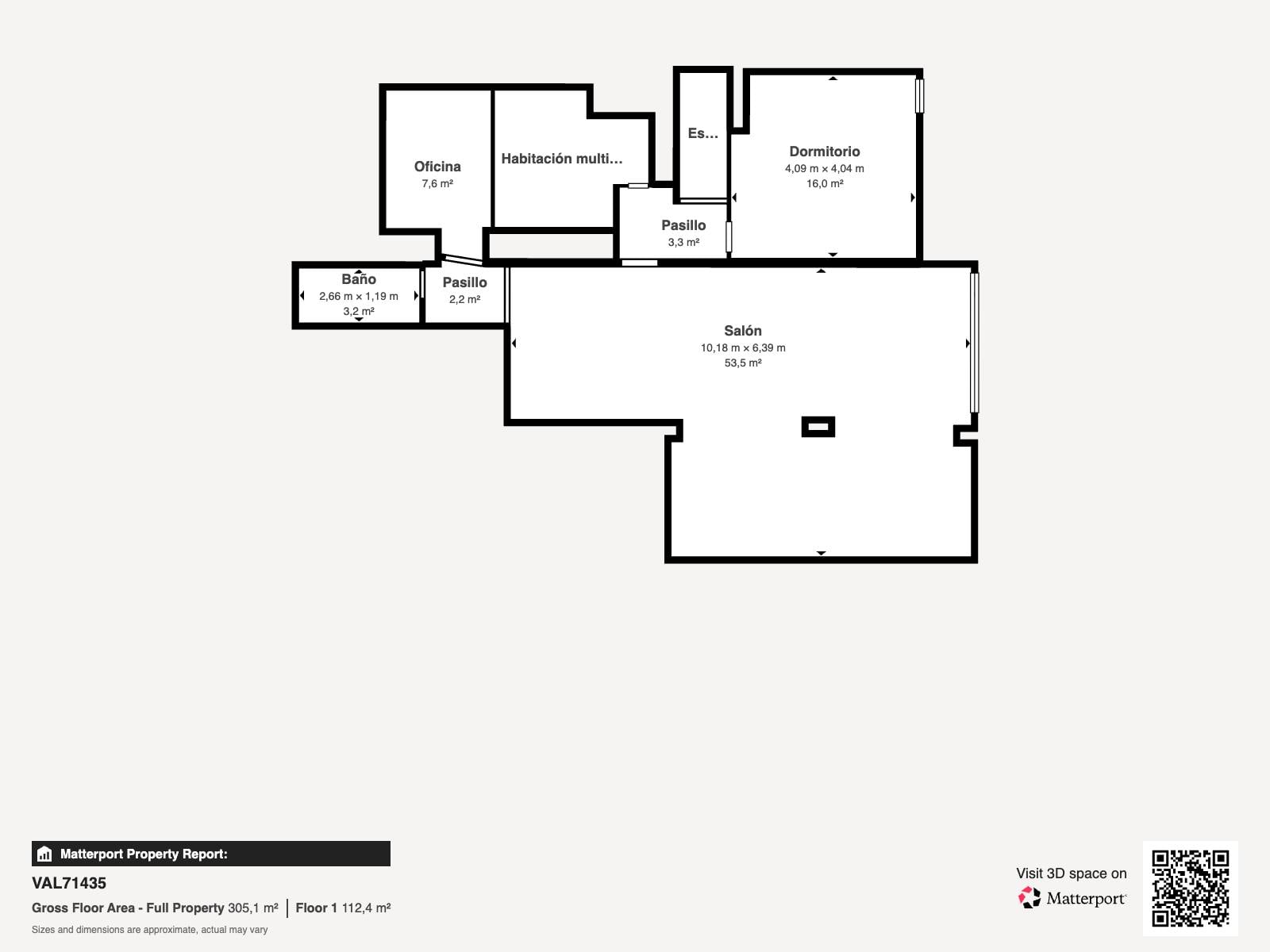 living - 322m² house / villa with 40m² terrace for sale in La Eliana - Floor Plan - 1