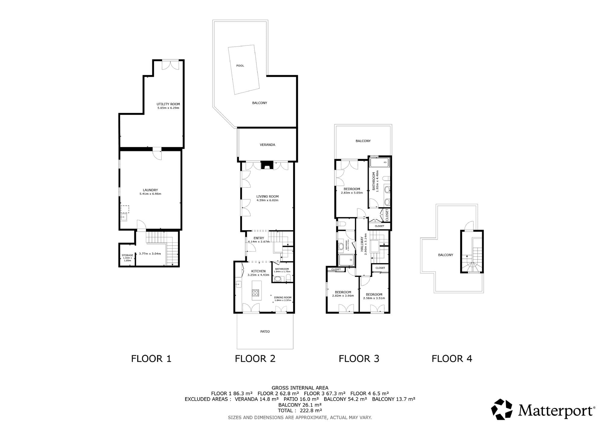 living - 305m² house / villa with 165m² garden for sale in Capdepera - Floor Plan thumbnail - 1