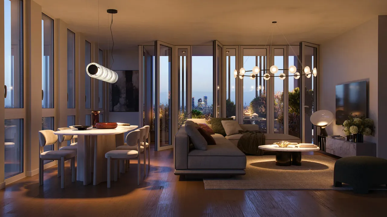 living - Navigli Towers - gallery - 11