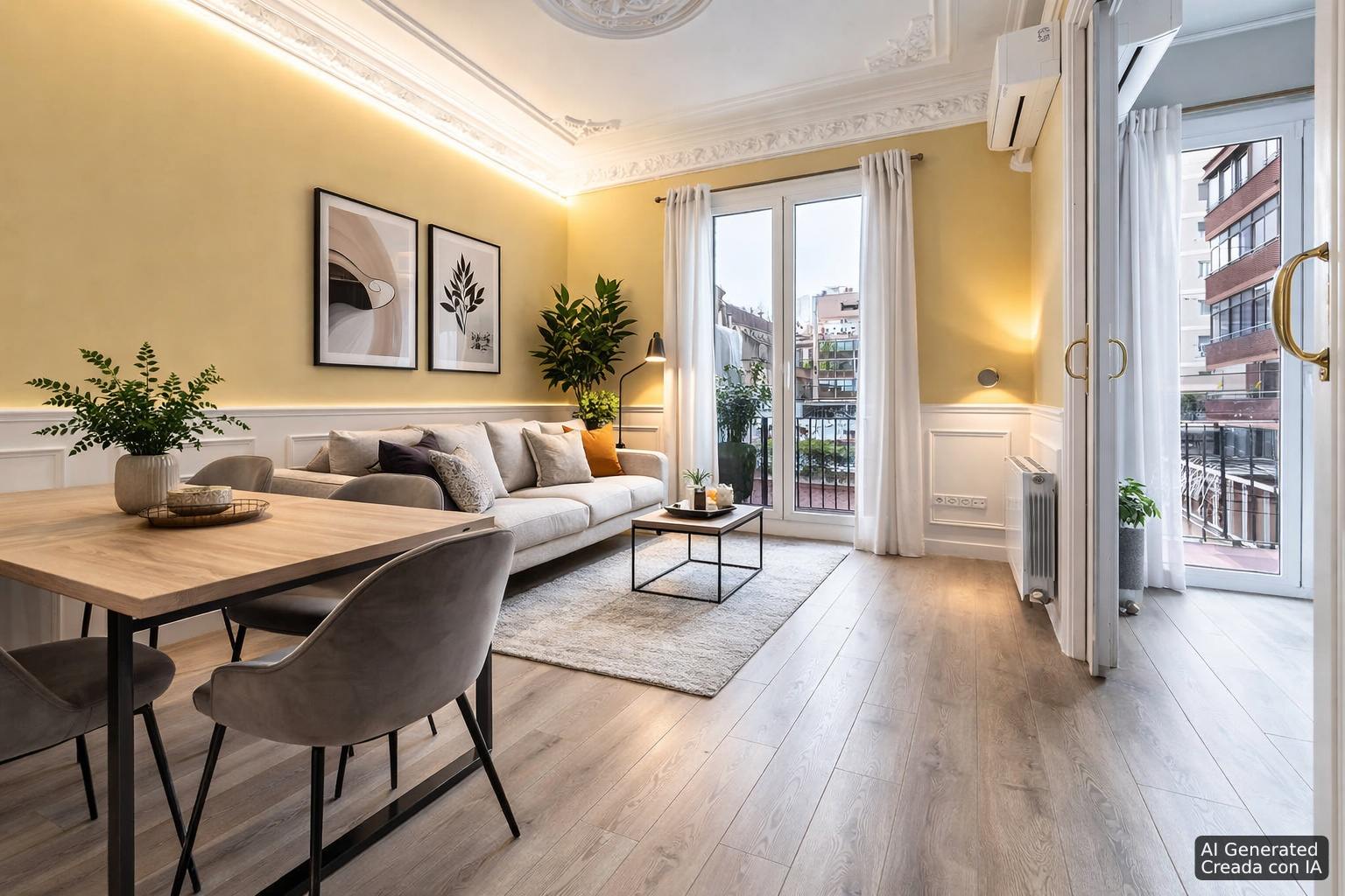 living - 71m² apartment for sale in Eixample Left, Barcelona - gallery thumbnail - 2