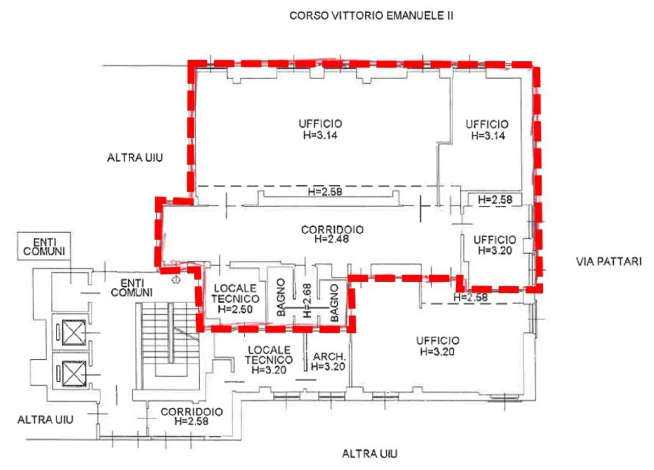 office - Galleria Pattari 2 - Office - Dils - Floor Plan - 1