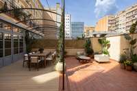 living - 200m² apartment with 100m² terrace for sale in Eixample Right - gallery thumbnail - 1
