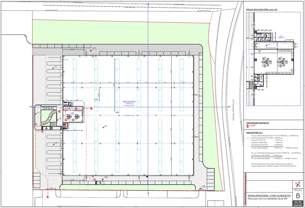 logistics - East Milan - Logistics - Dils - Verdiepingsplan - 1