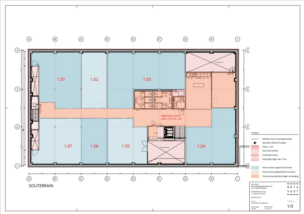 office - Rooswijck 5 - Office - Dils - Plan d'étage - 1