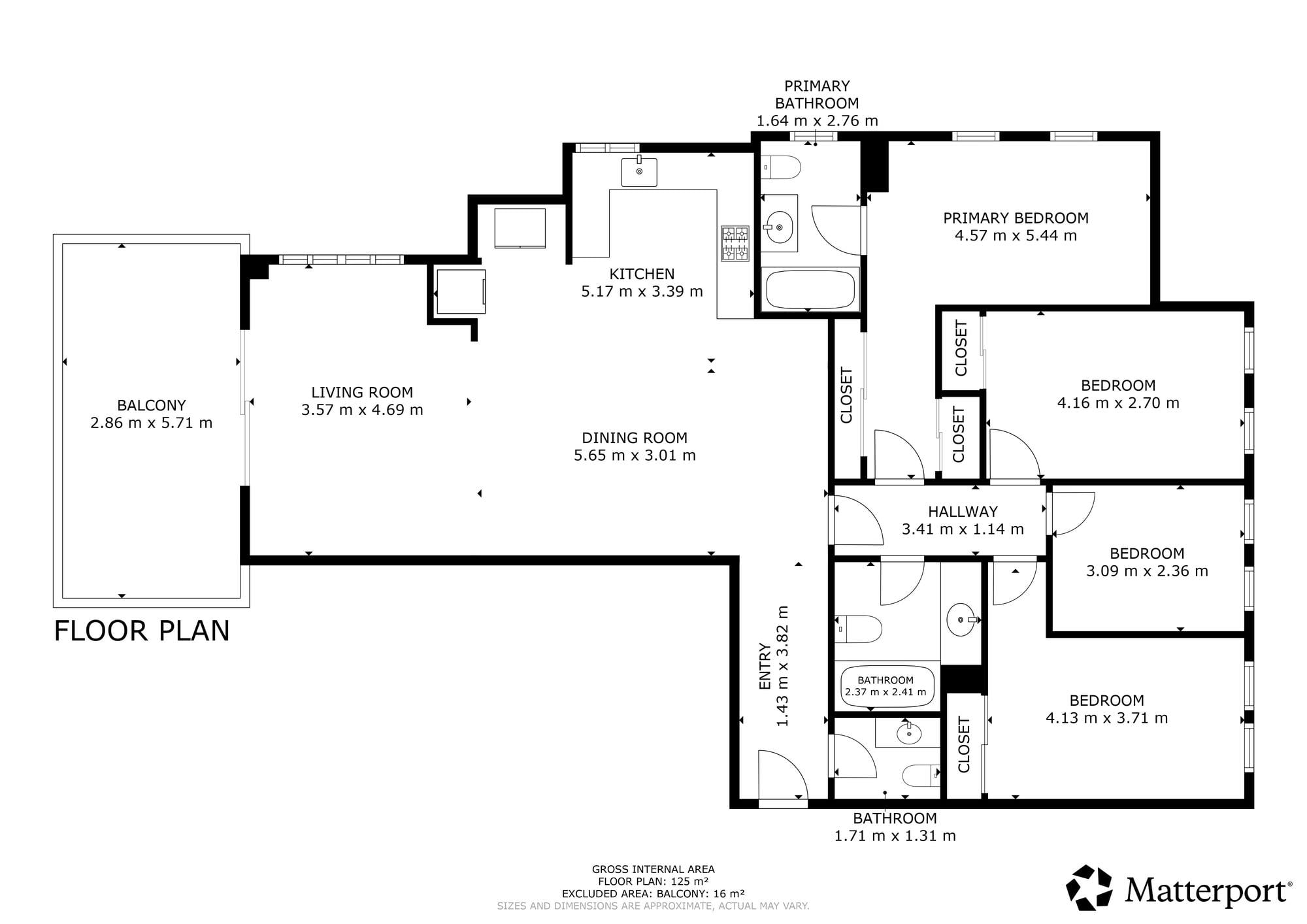 living - Ático de 159m² con 70m² terraza en alquiler en Palma de Mallorca - Plano del piso thumbnail - 1