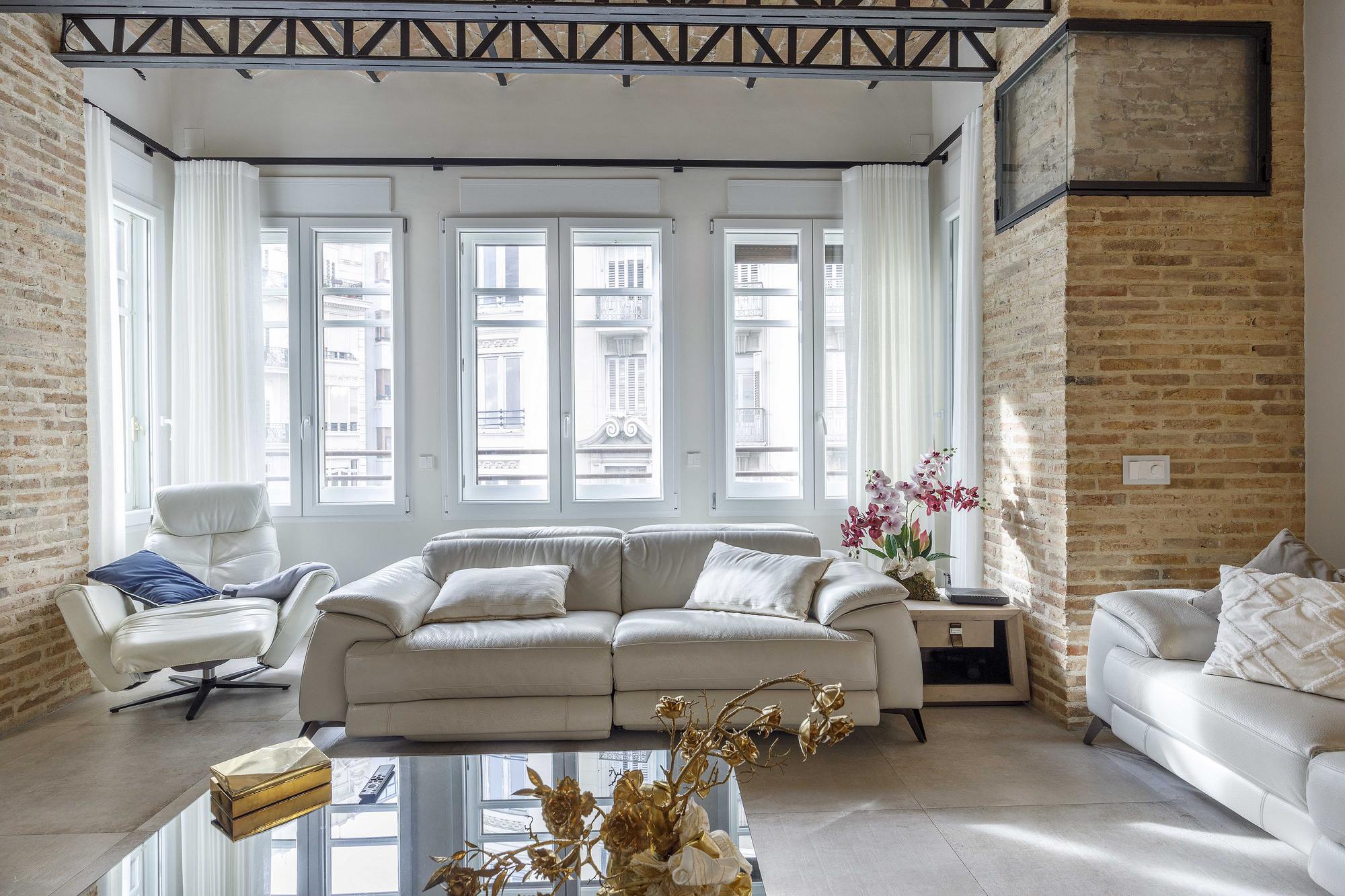 living - Piso de 230m² en alquiler en Sant Francesc, Valencia - gallery - 6
