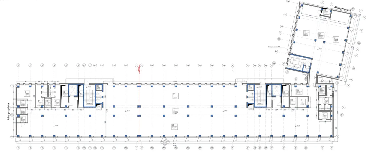 office - Hybro - Ripamonti 89 - Office - Dils - Plan d'étage - 1