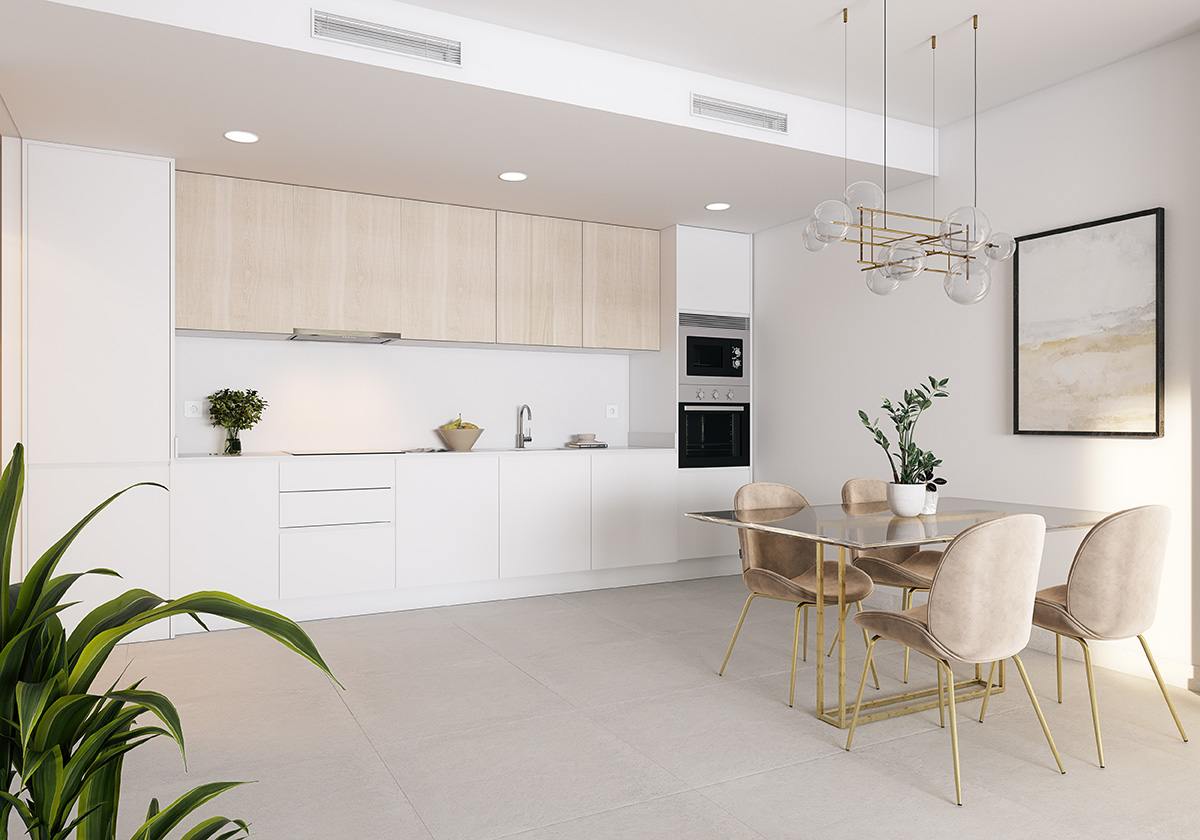 living - 2 and 3 bedroom apartments near golf for sale in Casares, Costa del Sol - gallery thumbnail - 6