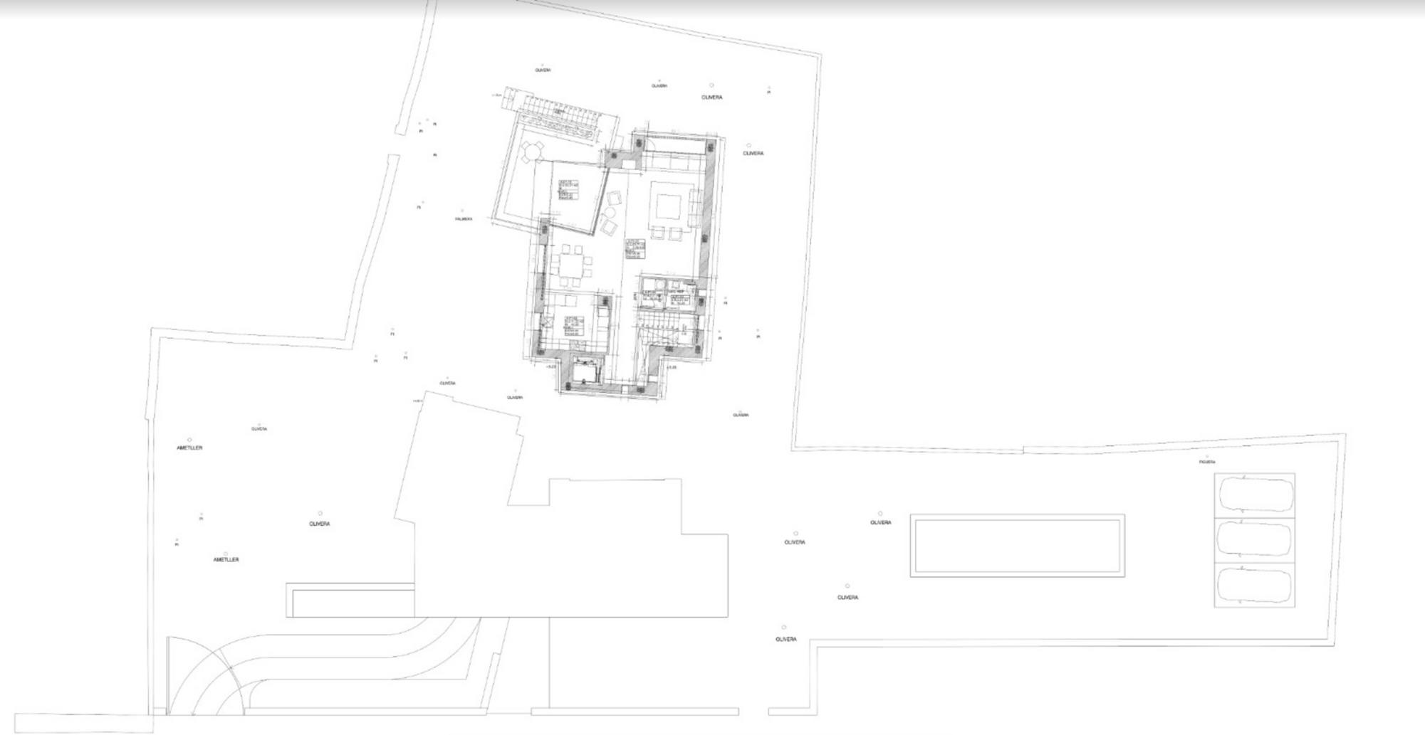 living - 393m² house / villa with 850m² garden for sale in Cadaqués - Floor Plan - 2