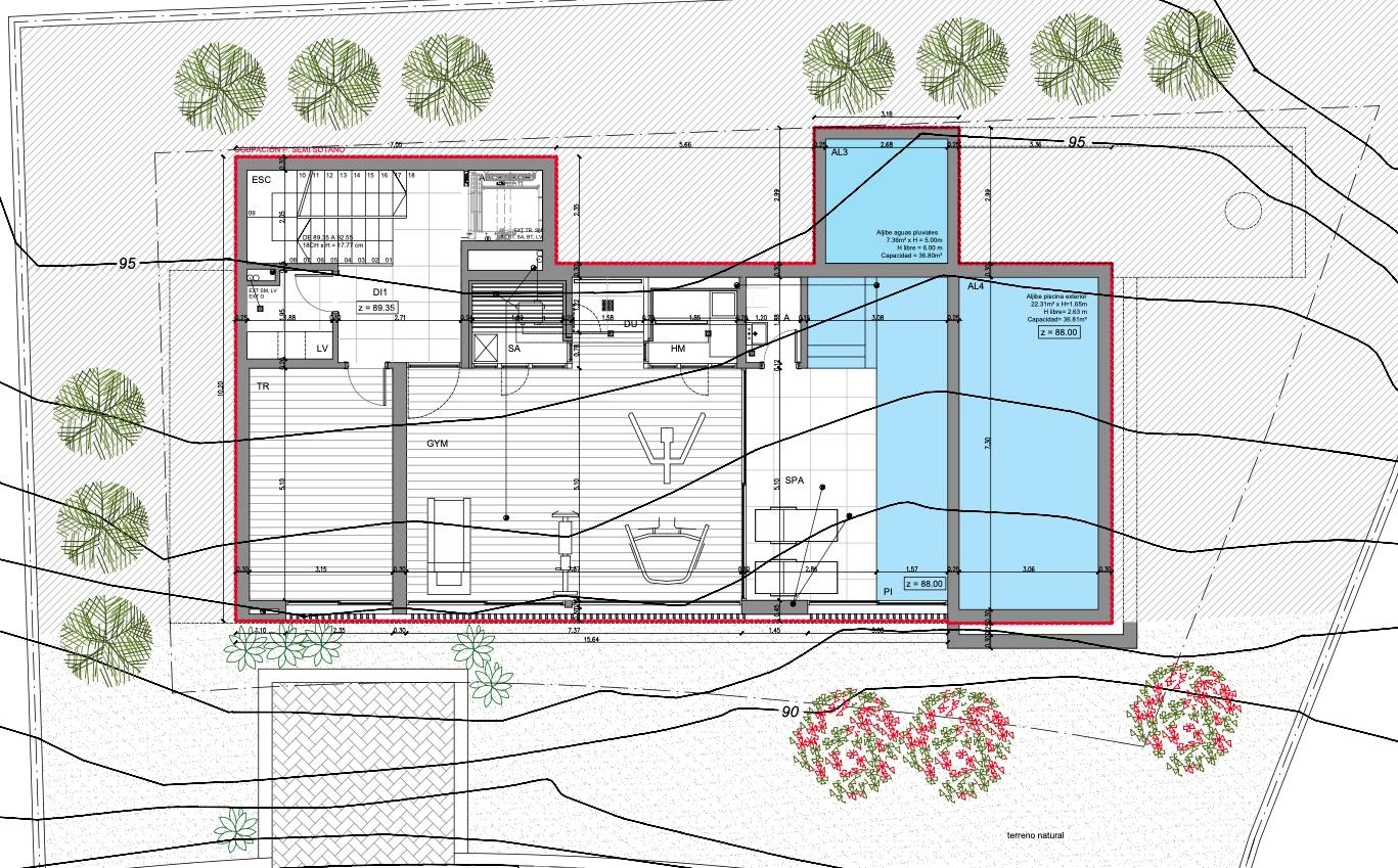 living - 477m² plot for sale in Port d'Andratx, Balearic Islands - Floor Plan thumbnail - 3