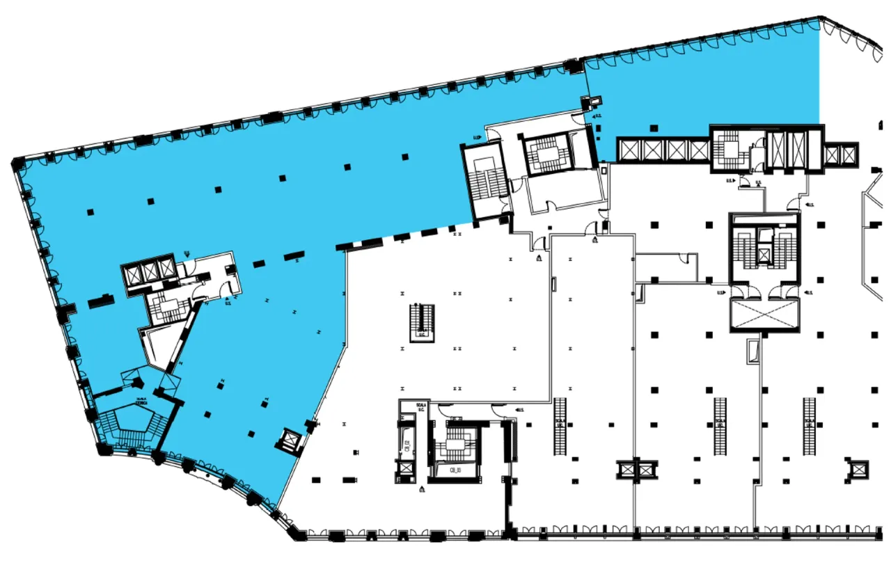 office - The Medelan - Bureaux - Dils - Plan d'étage - 1