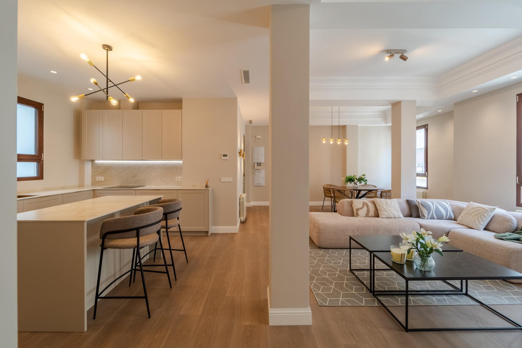 living - Piso de 153m² en venta en Sant Francesc, Valencia - gallery - 7