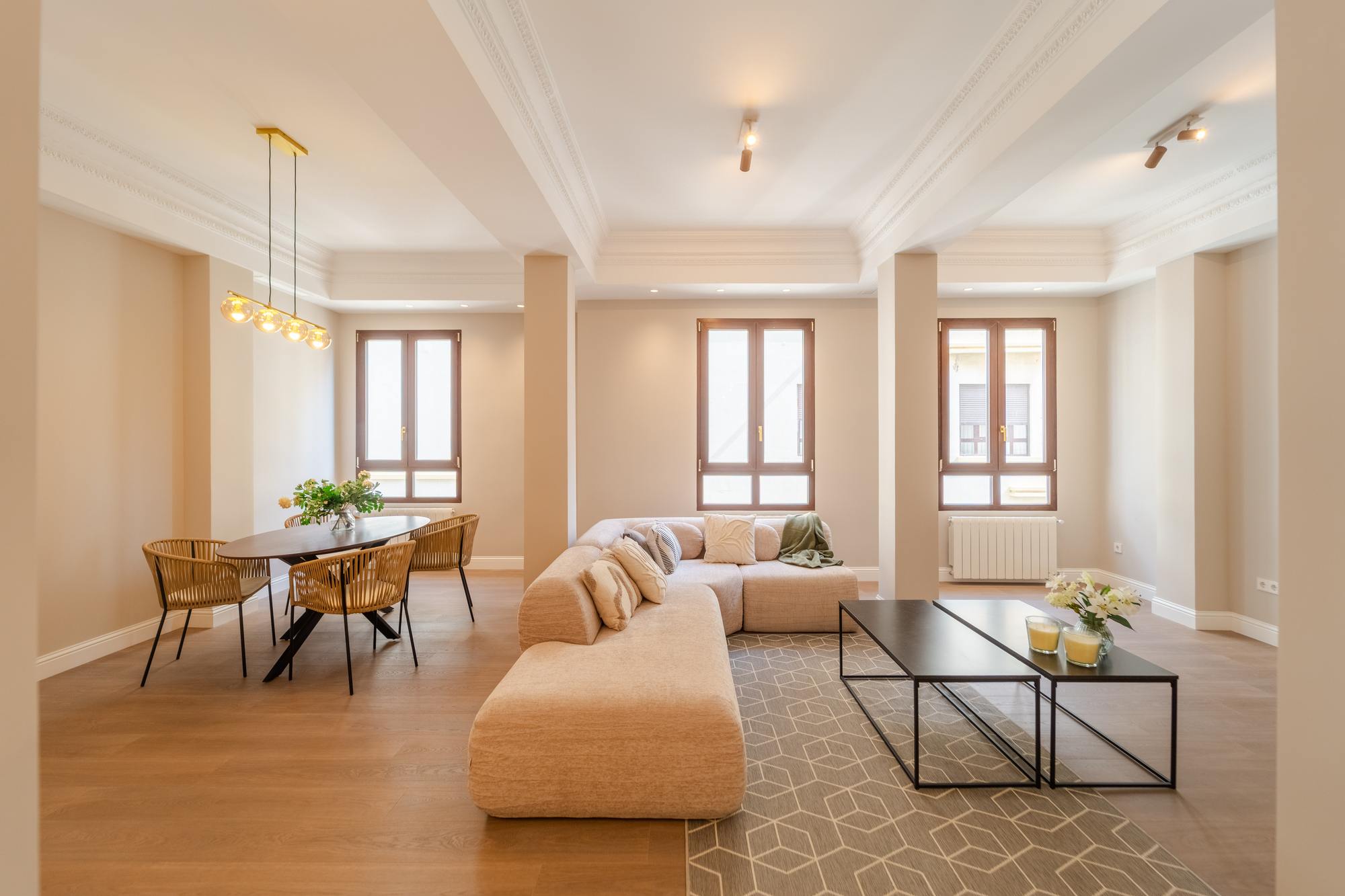 living - Piso de 153m² en venta en Sant Francesc, Valencia - gallery - 2
