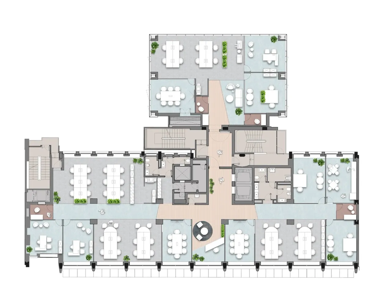 office - Sempione 68 - Office - Dils - Verdiepingsplan - 5