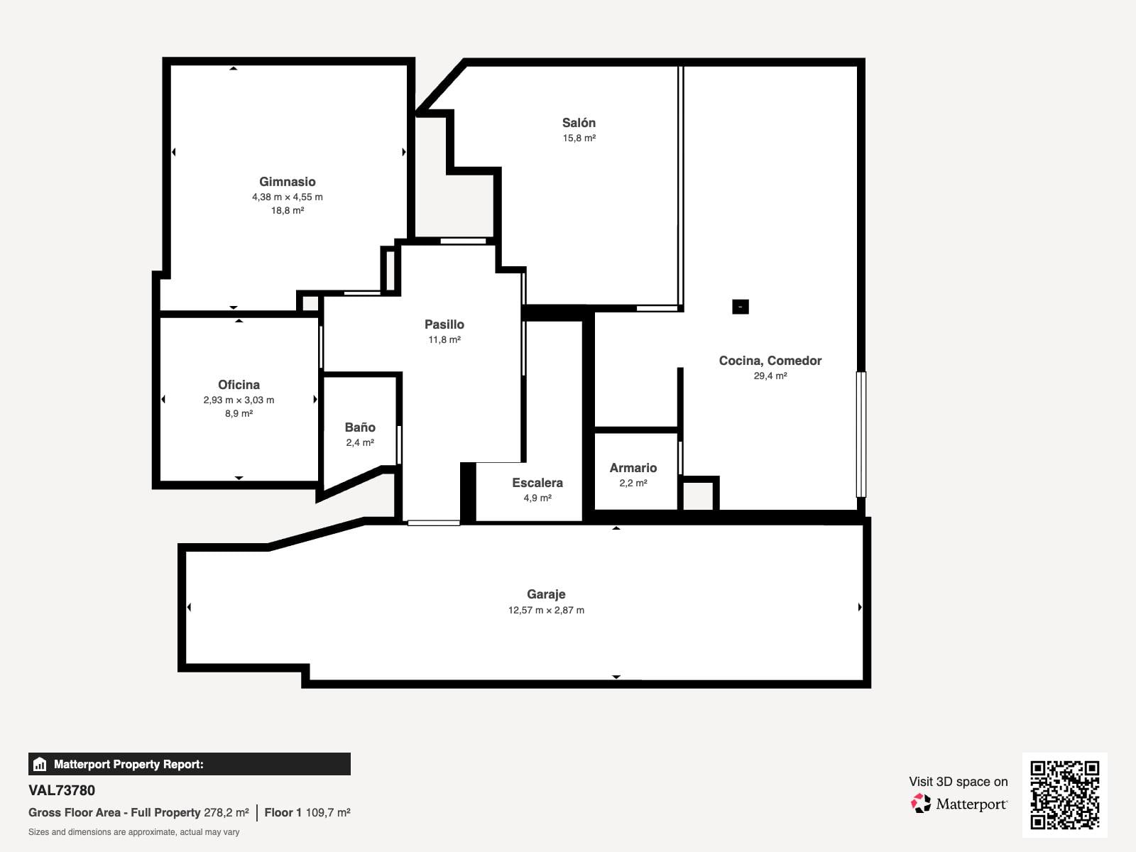 living - 388m² house / villa for sale in Godella / Rocafort - Floor Plan - 3