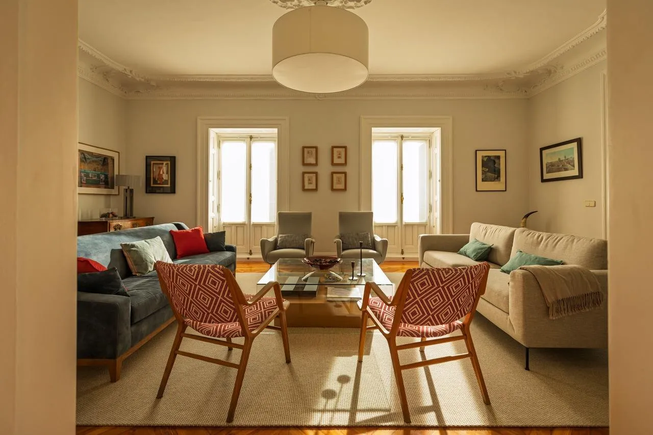 living - 320m² apartment for rent in Chueca - Justicia, Madrid - gallery - 4