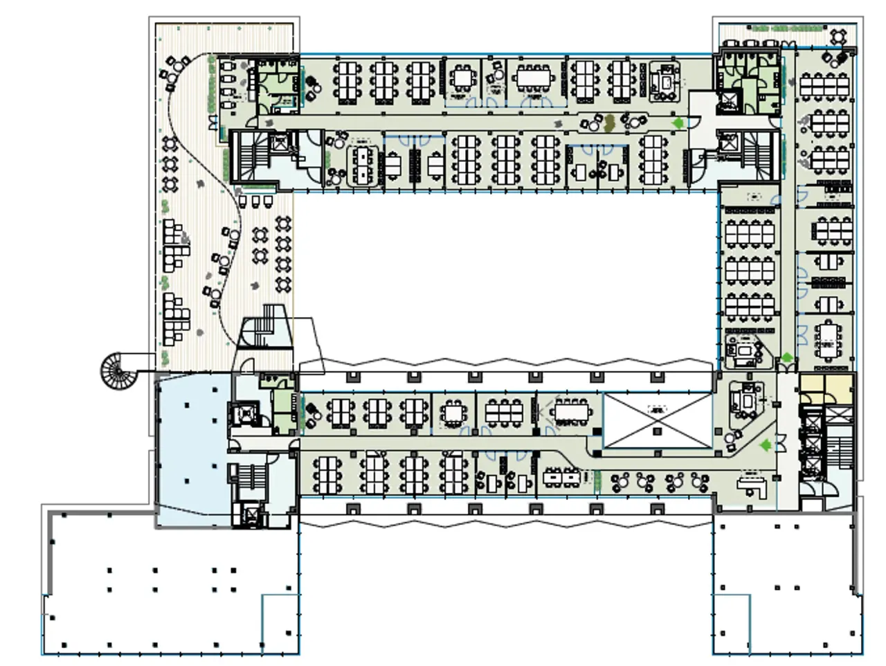 office - B7 - Office - Dils - Plan d'étage - 1