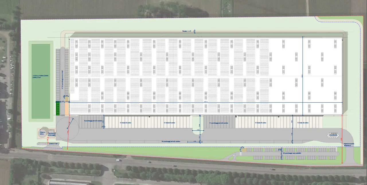 logistics - West Milan - Logistics - Dils - Verdiepingsplan - 1