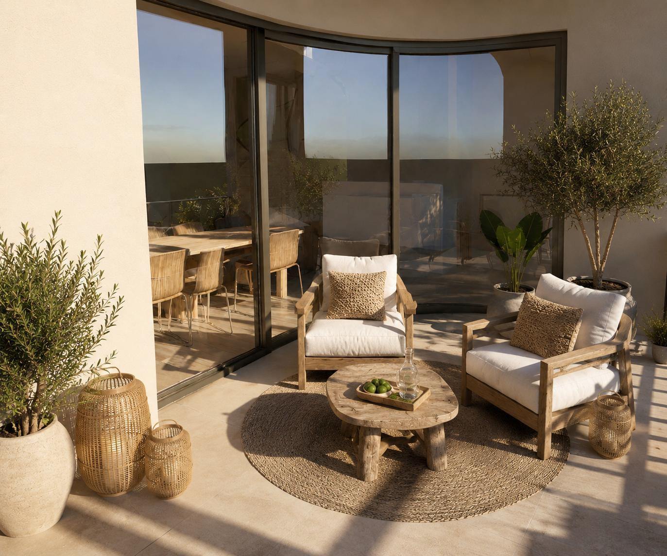 living - The Cañete Homes - gallery - 5