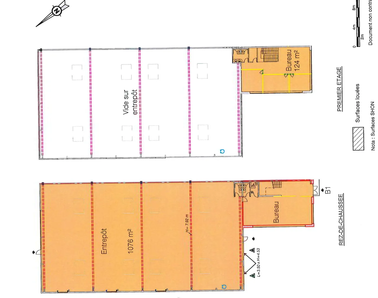 logistics - Entrepôt / Bureaux À Louer - Plan d'étage - 1
