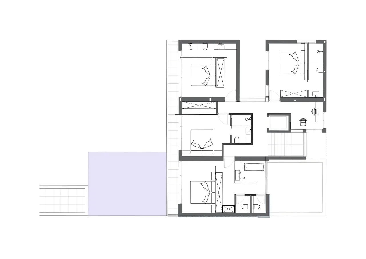 living - 440m² house / villa for sale in Terramar, Barcelona - Floor Plan - 2