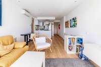 living - 81m² penthouse with 73m² terrace for sale in Sitges Town - gallery thumbnail - 8