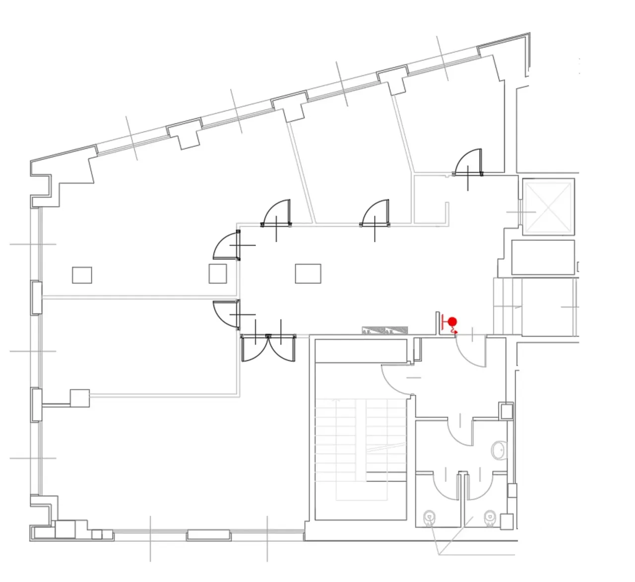office - Certosa 2 - Office - Dils - Verdiepingsplan - 5
