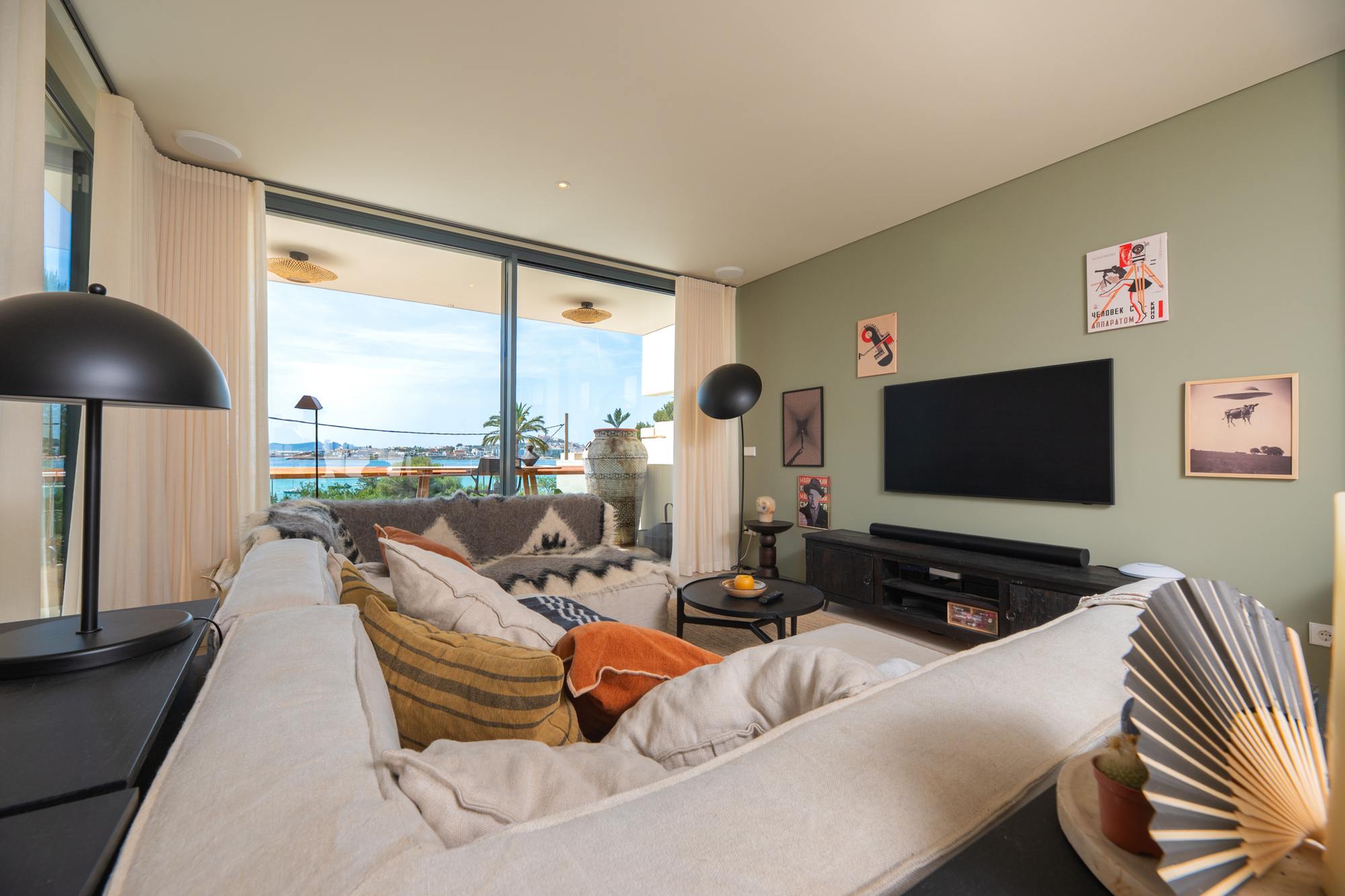 living - 250m² apartment for sale in Ibiza Town, Balearic Islands - gallery thumbnail - 6
