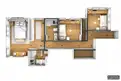 living - 145m² apartment for sale in Arturo Soria, Madrid - Floor Plan thumbnail - 1