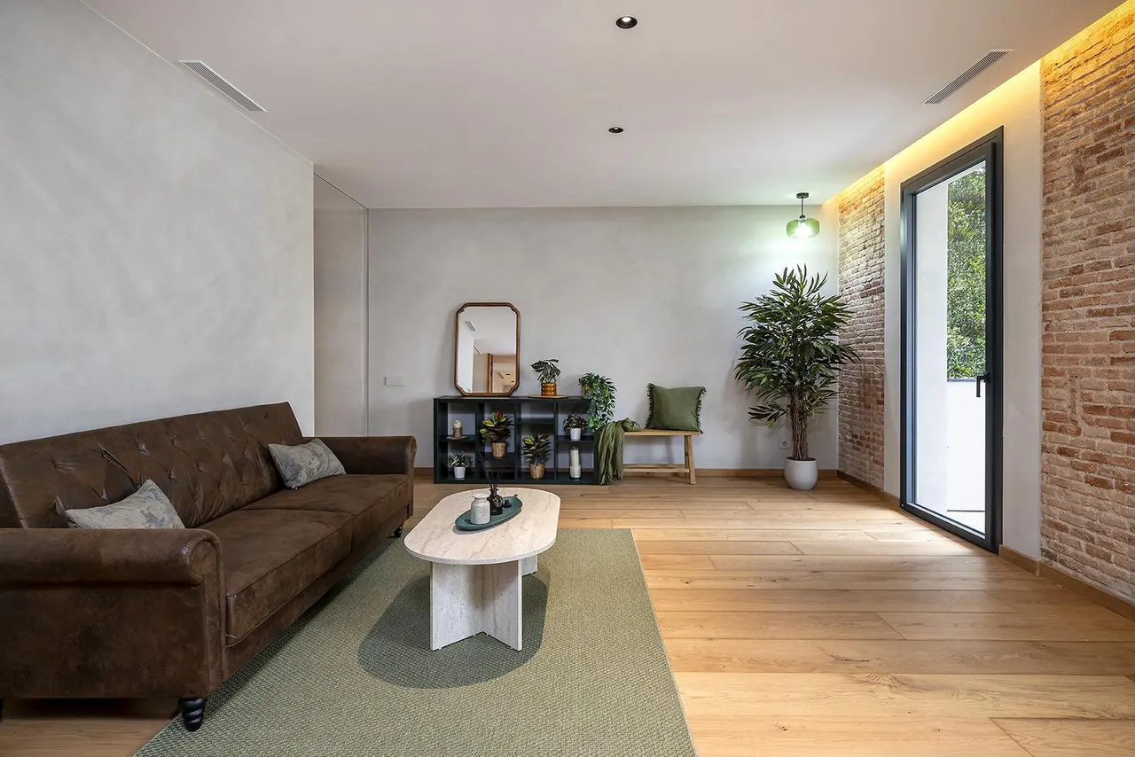 living - 132m² apartment with 11m² terrace for sale in Eixample Right - gallery - 3