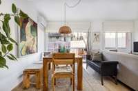 living - 66m² apartment for rent in Eixample Right, Barcelona - gallery thumbnail - 3