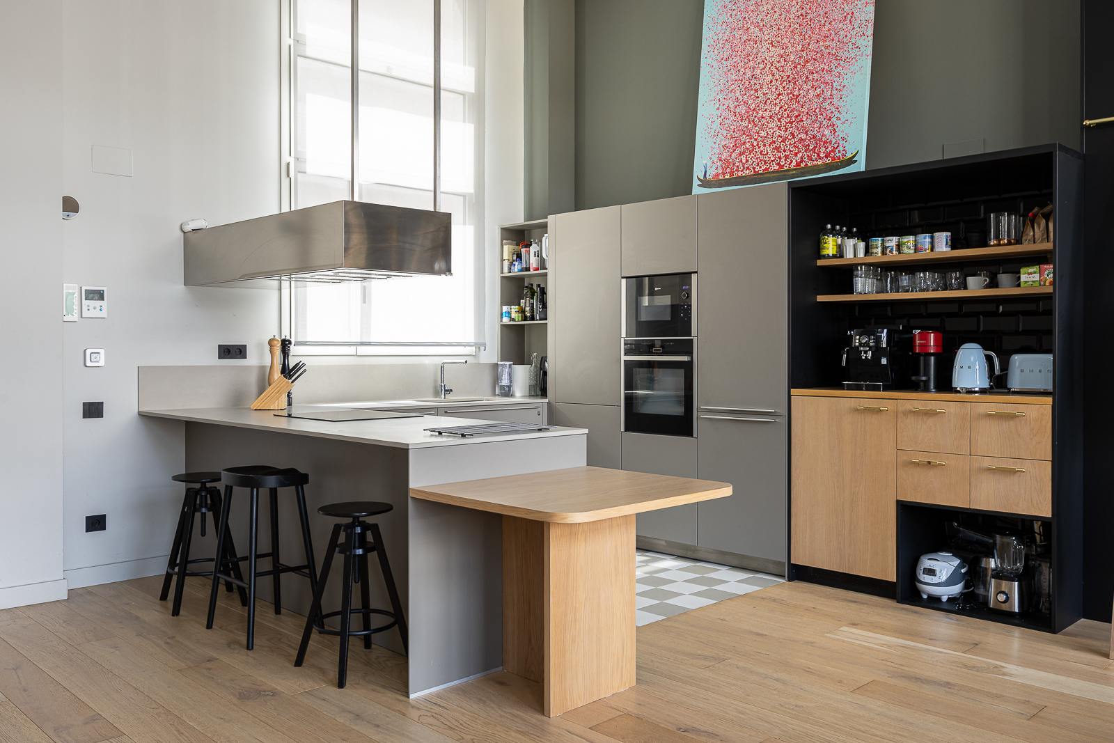 living - 130m² penthouse for sale in Eixample Left, Barcelona - gallery thumbnail - 6