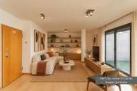 living - Ático de 100m² con 65m² terraza en venta en Ciudad de las Ciencias - gallery thumbnail - 10