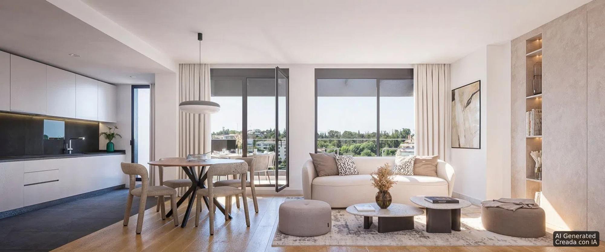 living - 131m² apartment with 8m² terrace for sale in Peñagrande - gallery thumbnail - 2