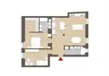 living - Via Broletto n. 41 Milano - Living - Dils - Verdiepingsplan thumbnail - 1